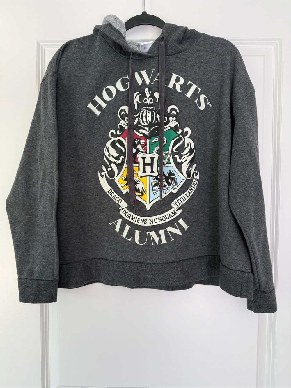 Hogwarts Alumni Dark Gray Hooded Sweatshirt